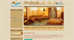 Desktop Screenshot of hotellittoral.com